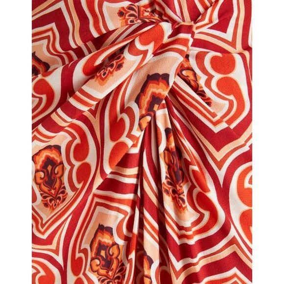 ETRO Geometric Print Maxi Skirt Women ORANGE Skirts - Picture 2 of 3